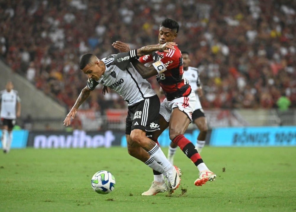 Flamengo x Atlético MG empatam primeiro tempo em final acirrada da Copa