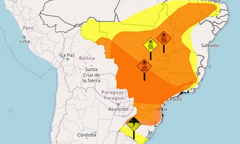 Onda De Calor E Baixa Umidade Atingem Grande Parte Do Brasil Inmet